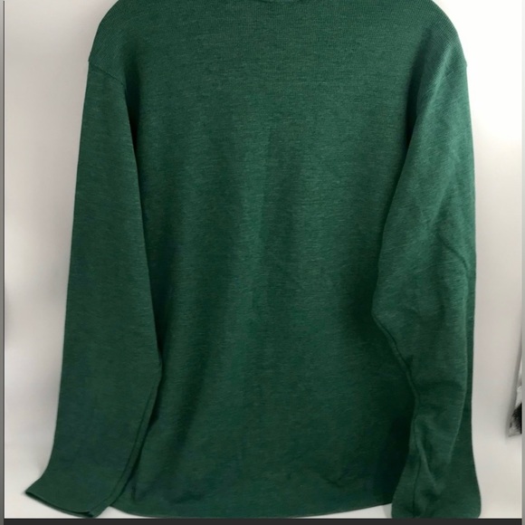 Mens Columbia Green Thermal Long Sleeve Shirt - Picture 4 of 5